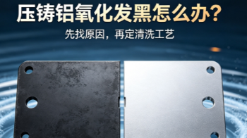压铸铝清洗后发黑是什么原因？别急着换清洗剂，先排查这几点
